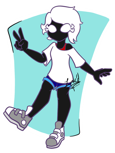 Inkie in her casual and most commont outfit